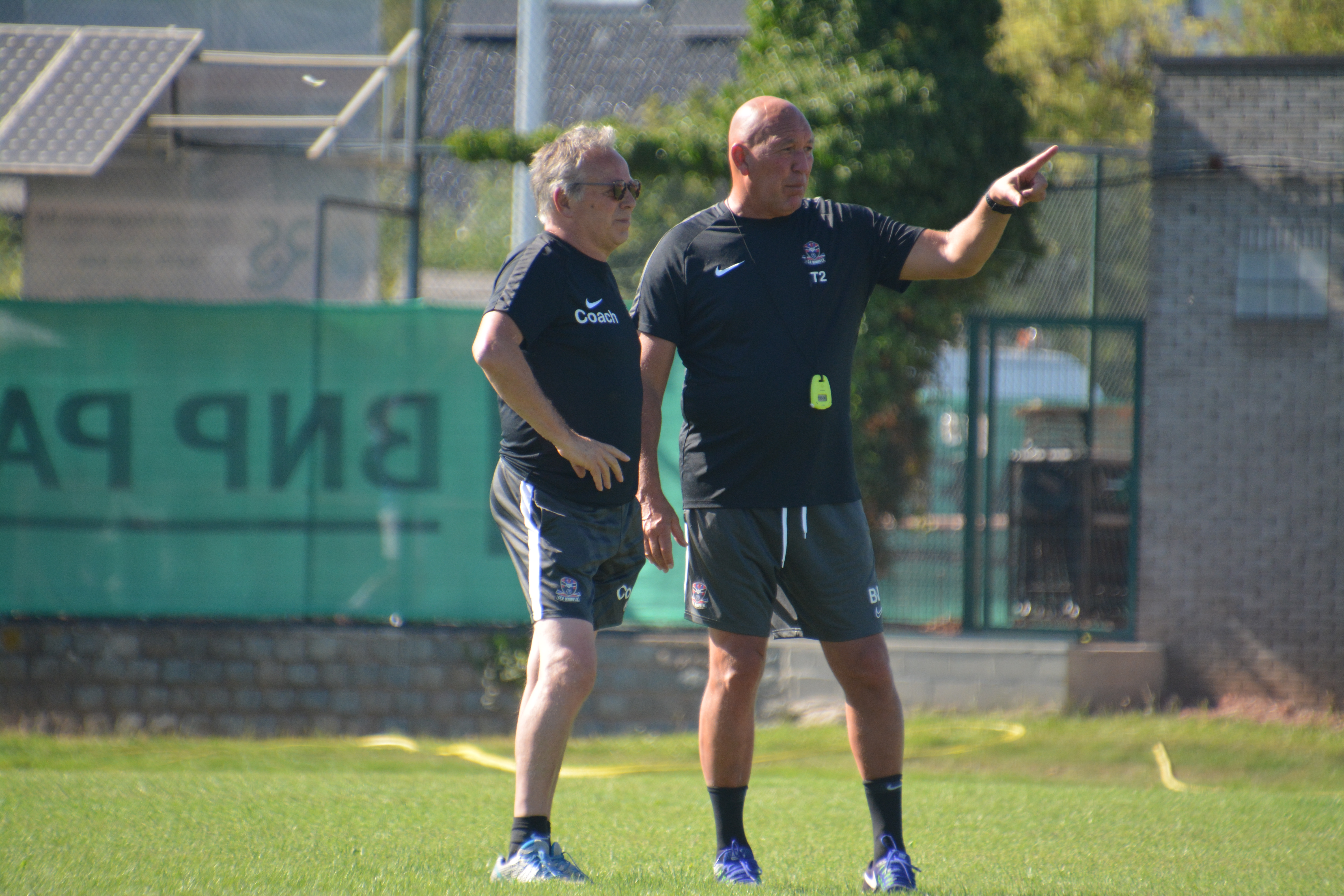 Foto's groepstraining begin augustus