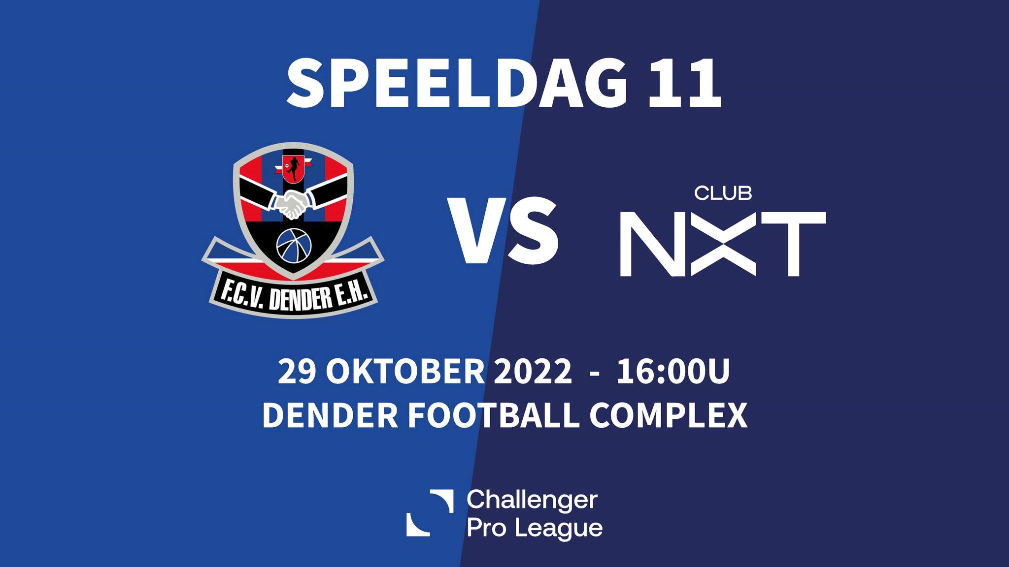 Zaterdag ontvangen we Club NXT. Vanaf nu online ticketing mogelijk.