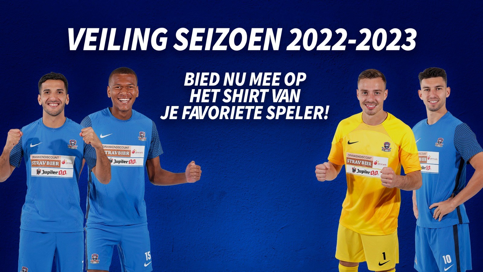 Wil jij een shirt van jouw favoriete speler?