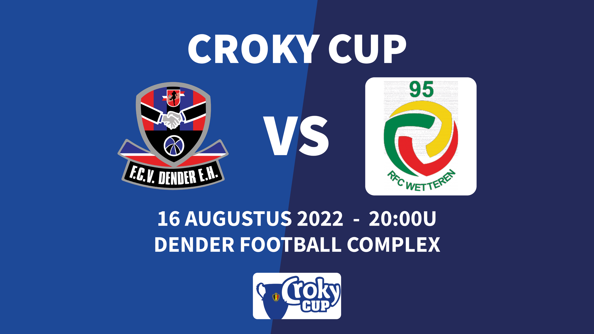 FC Dender bekert op 16 augustus tegen RFC Wetteren.