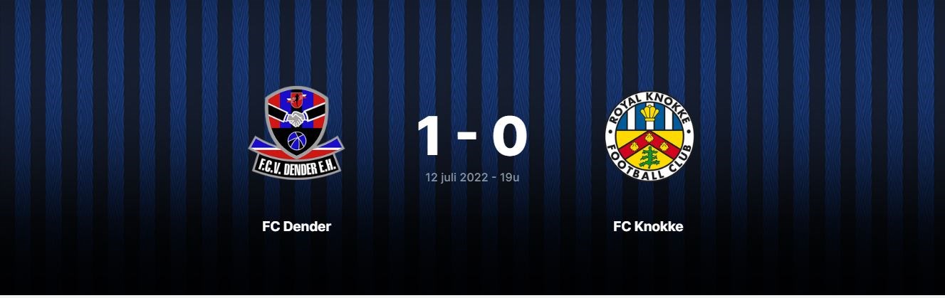 FC D wint eerste oefenwedstrijd met 1 - 0.