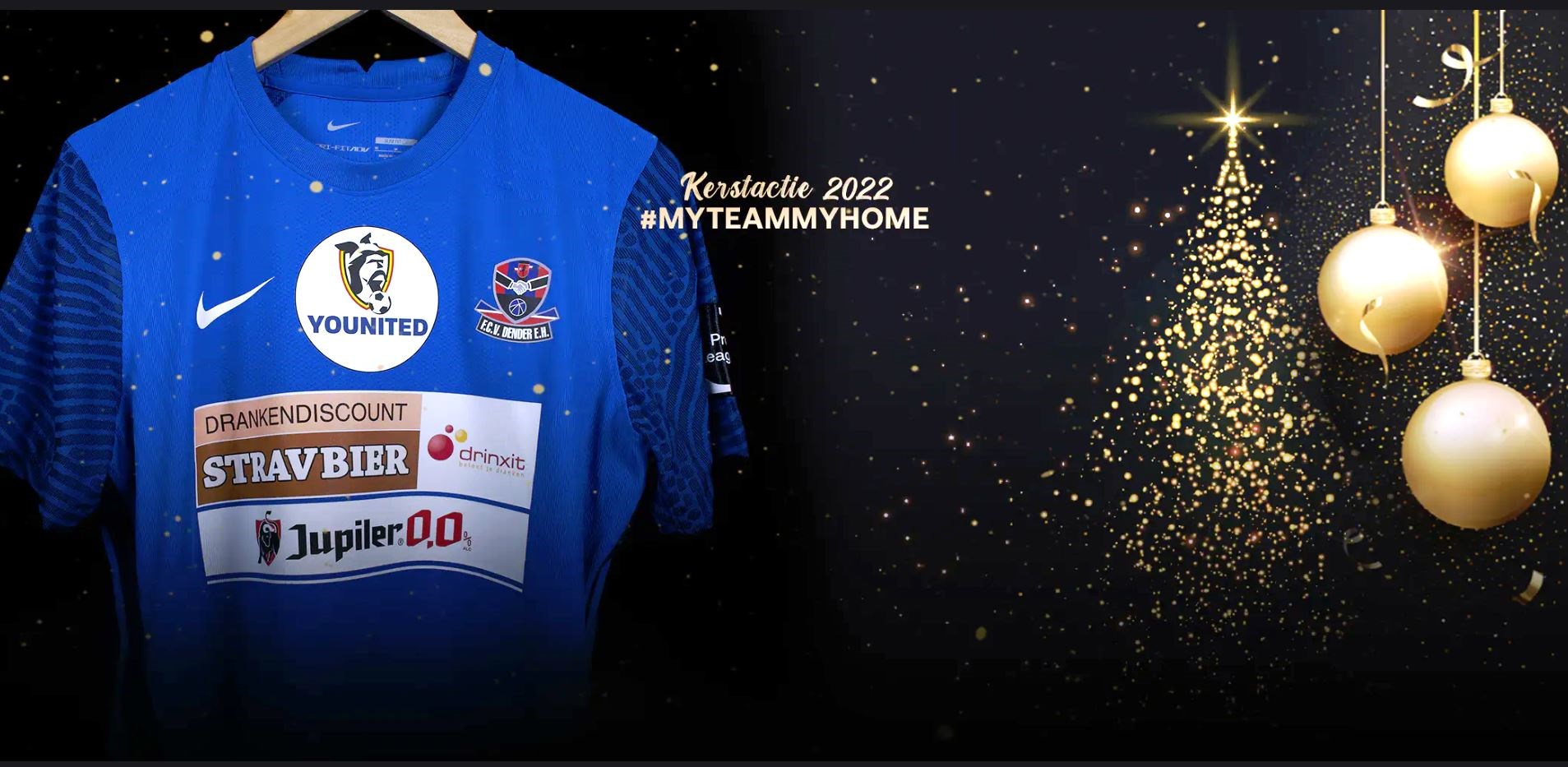 Kerstactie: Pro League, clubs en supporters steunen Younited Belgium.