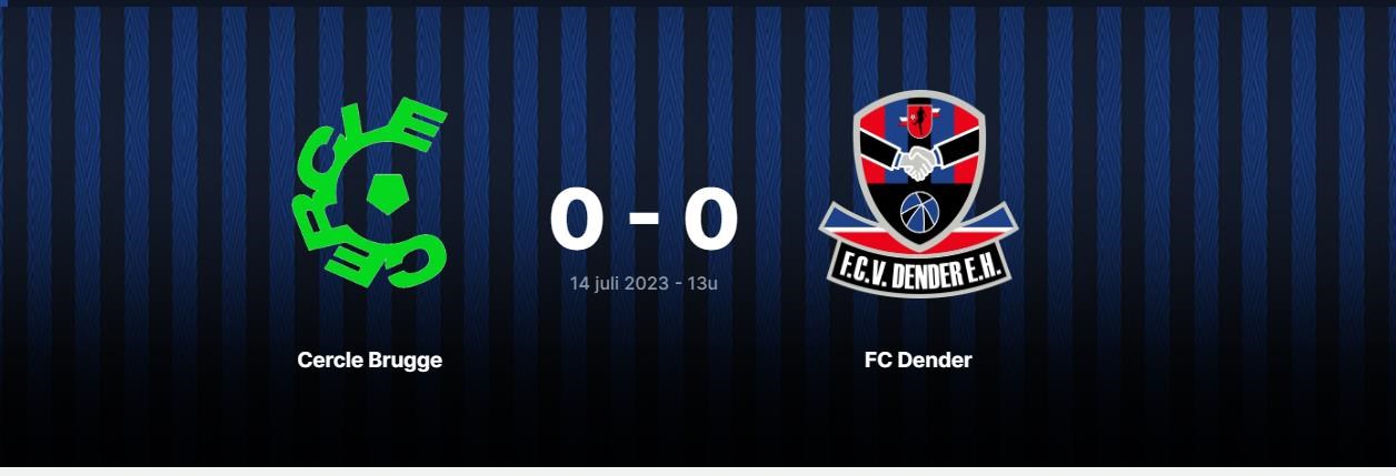 FC Dender en Cercle even sterk!