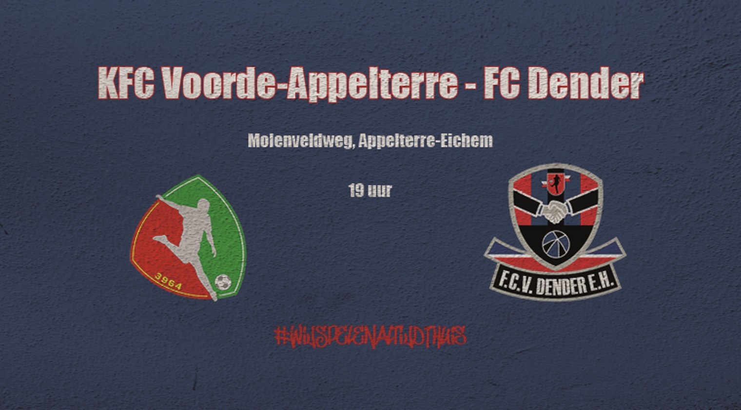 KFC Voorde Appelterre - FC Dender, vrijdag 28 juli 2023, om 19u.