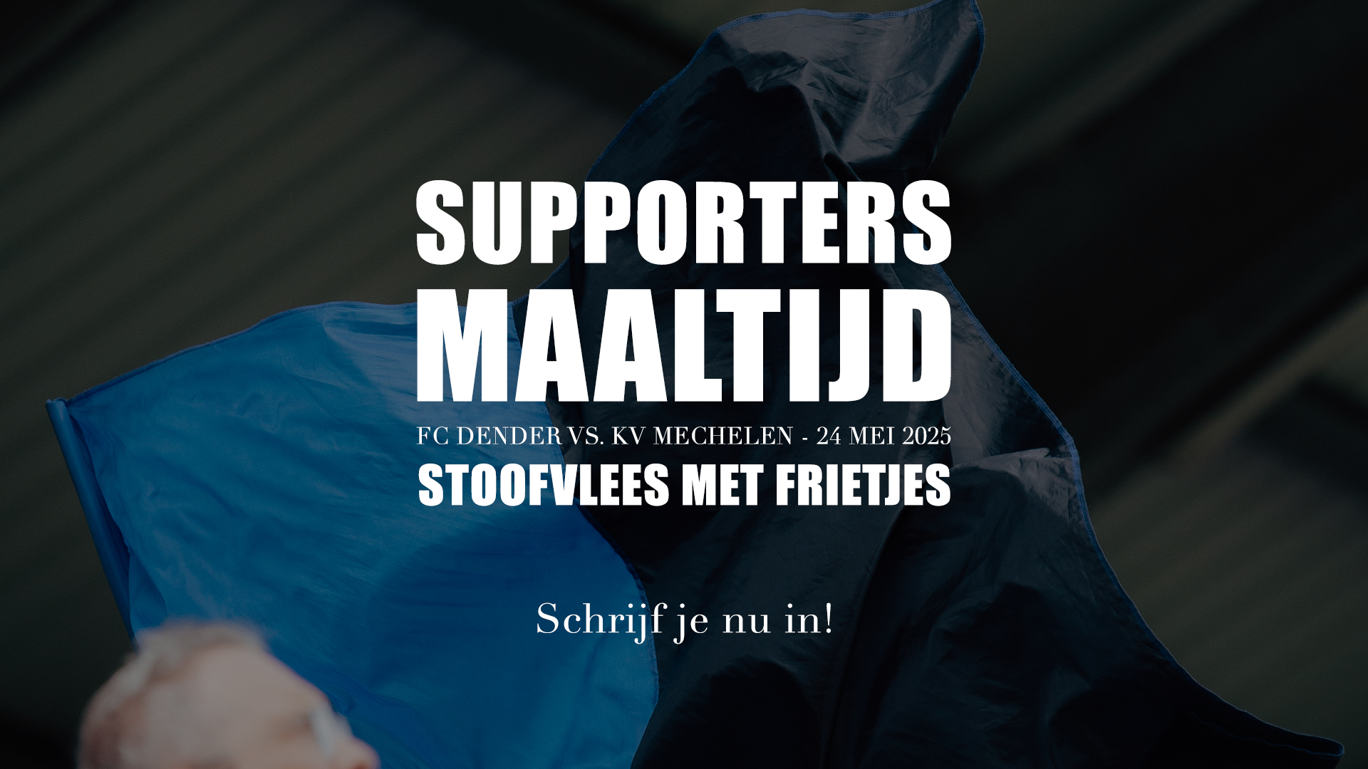 Laatste match van het seizoen? Vier mee met stoofvlees en frietjes!