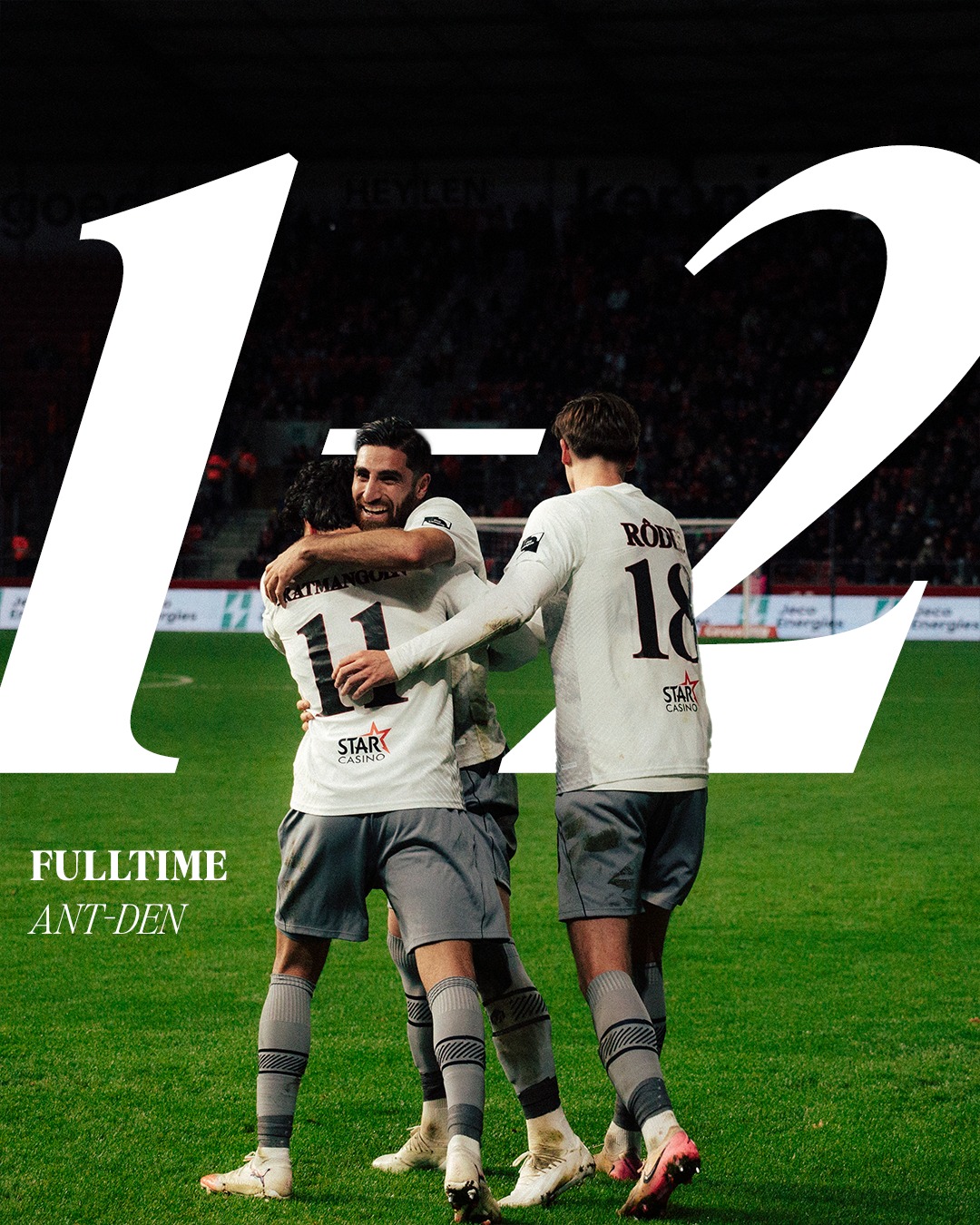 Antwerp - FC Dender, 1-2. Eindelijk beloond