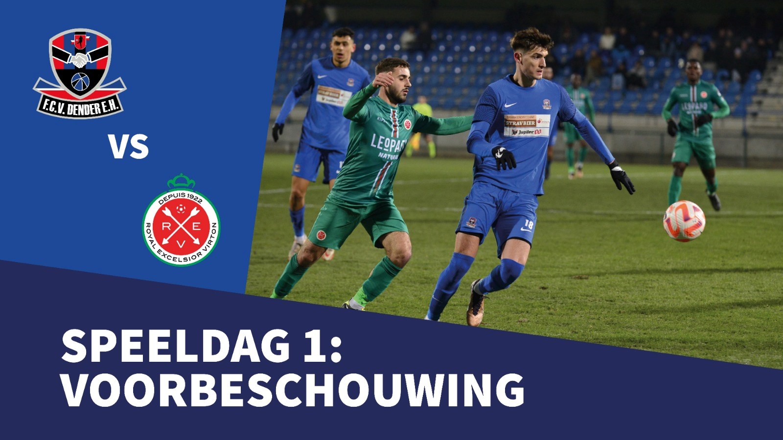 Voorbeschouwing FC Dender - RE Virton, vrijdag 24 februari 2023 om 20u.
