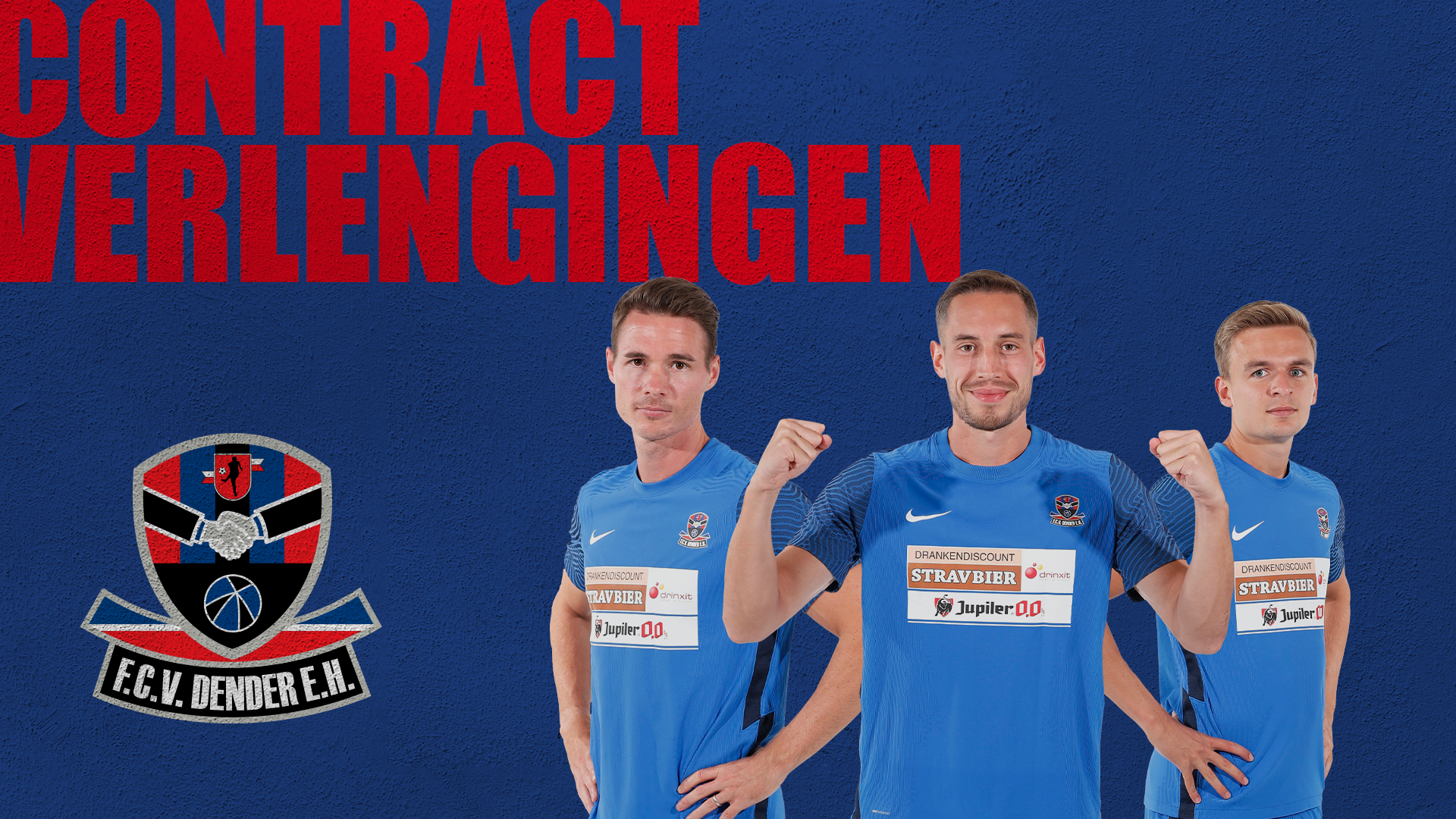 Nog drie spelers die hun contract verlengen.