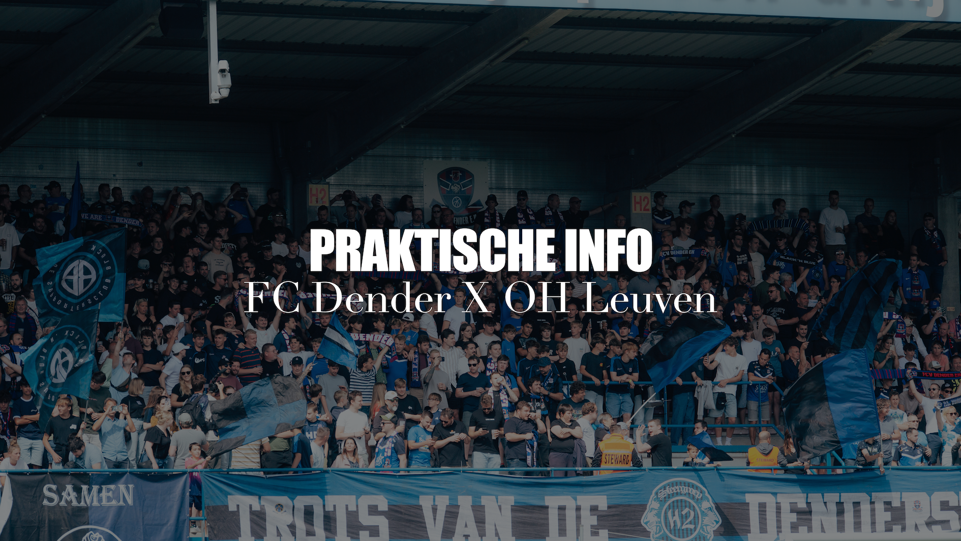 Praktische info FC Dender X OH Leuven