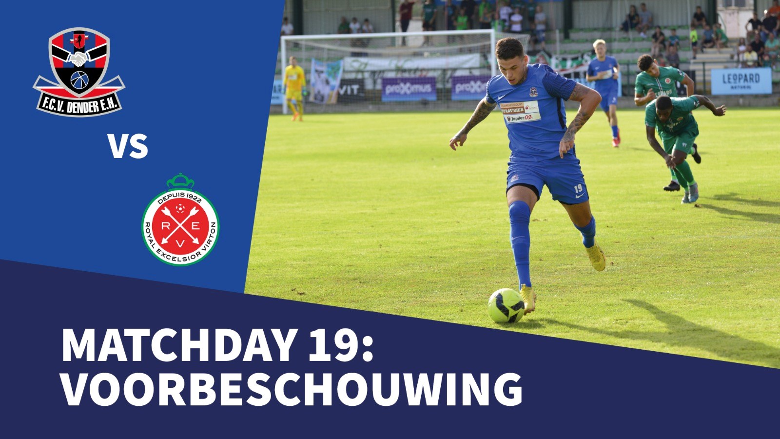 Voorbeschouwing FC Dender - RE Virton, 21 januari 2023 - 20u.