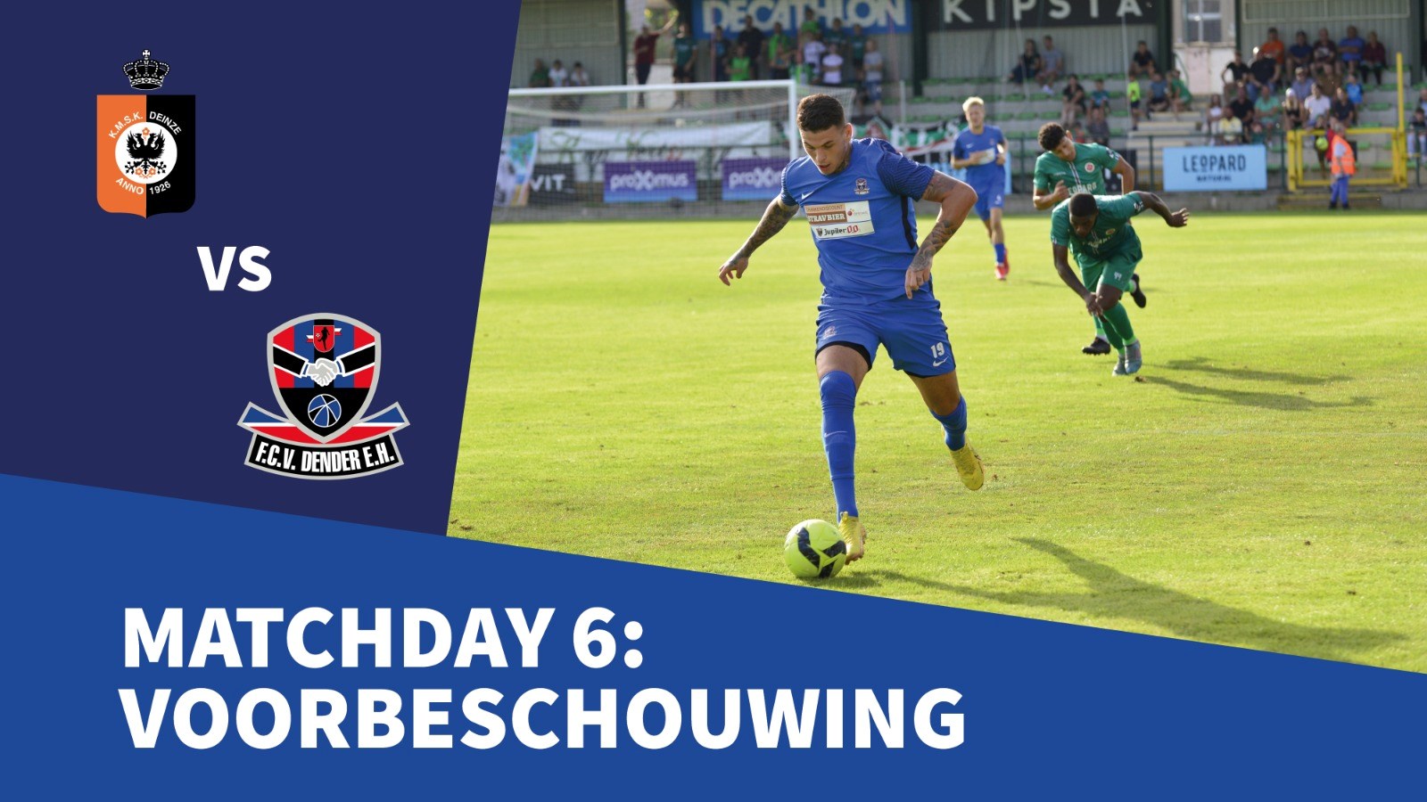 Voorbeschouwing SK Deinze - FC Dender, 16 september 2022, 20u.