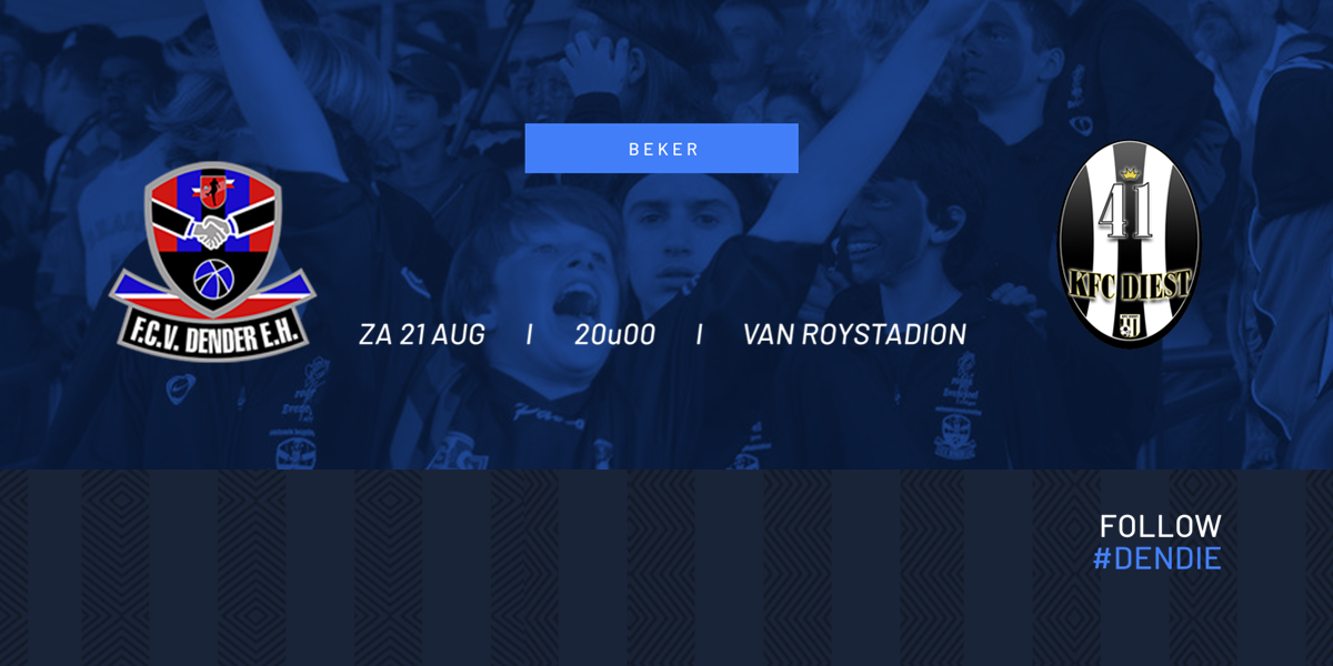 Zaterdag 21 augustus, tweede bekermatch van FC Dender.