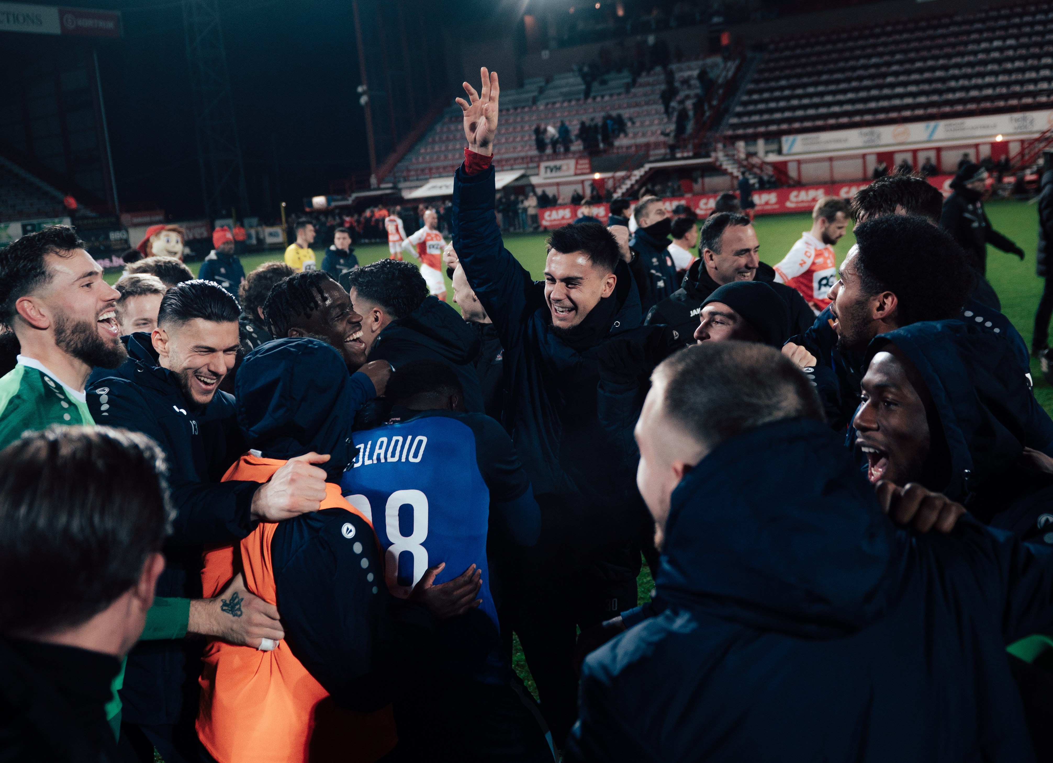 KV Kortrijk - FC Dender, 0-3. 45 minuten volstaan