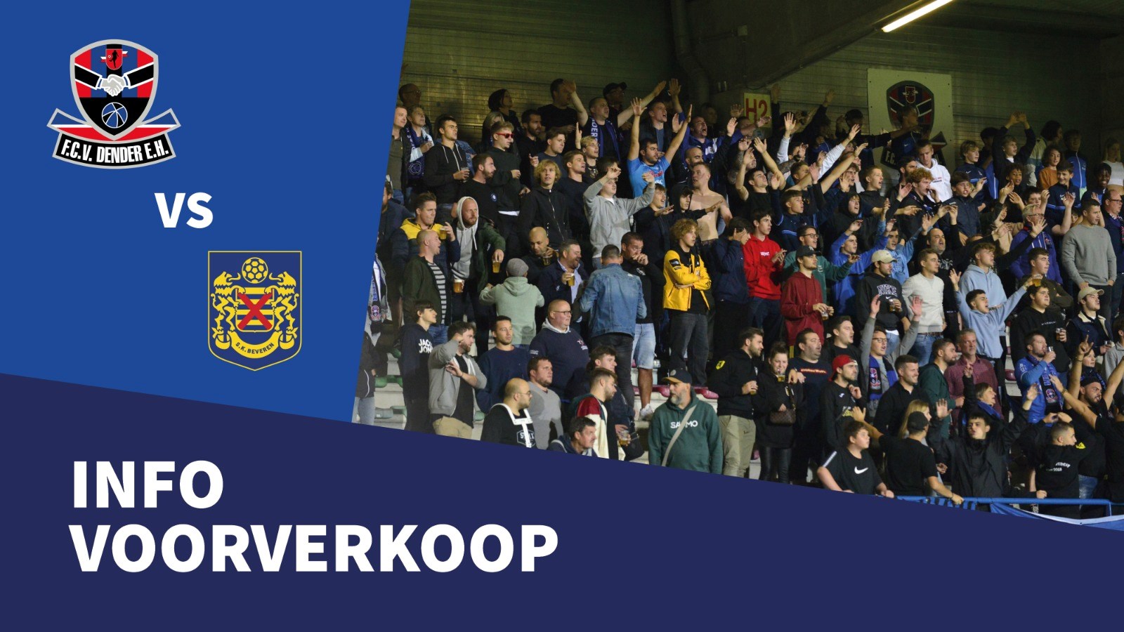 FC Dender - SK Beveren, tickets enkel in voorverkoop verkrijgbaar.
