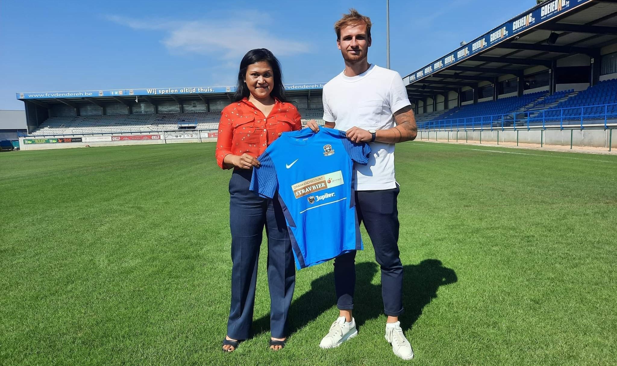 Olivier Myny, de nieuwe vleugelspeler van FC Dender!