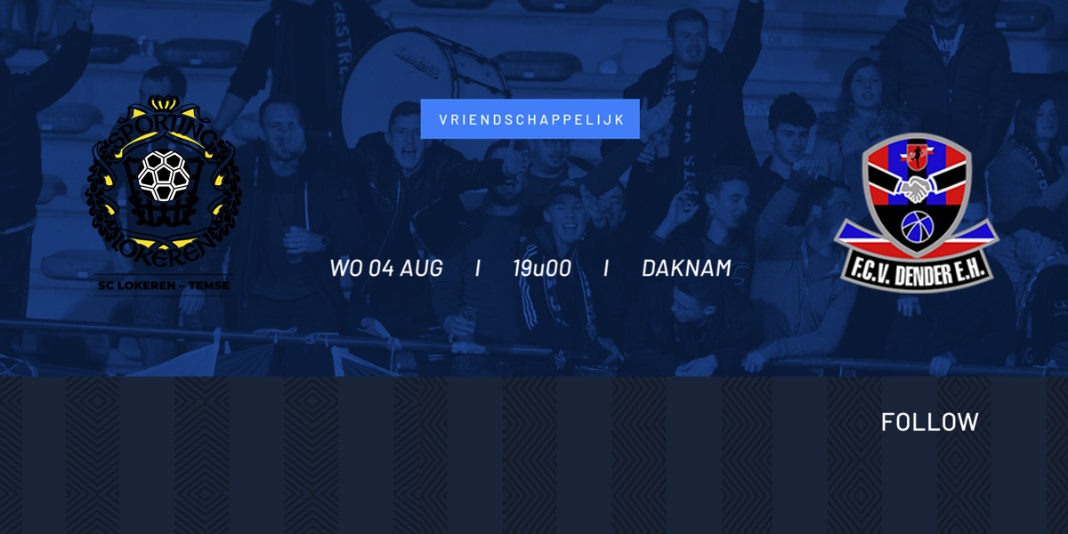 Tickets Lokeren Temse - FC Dender enkel in voorverkoop.