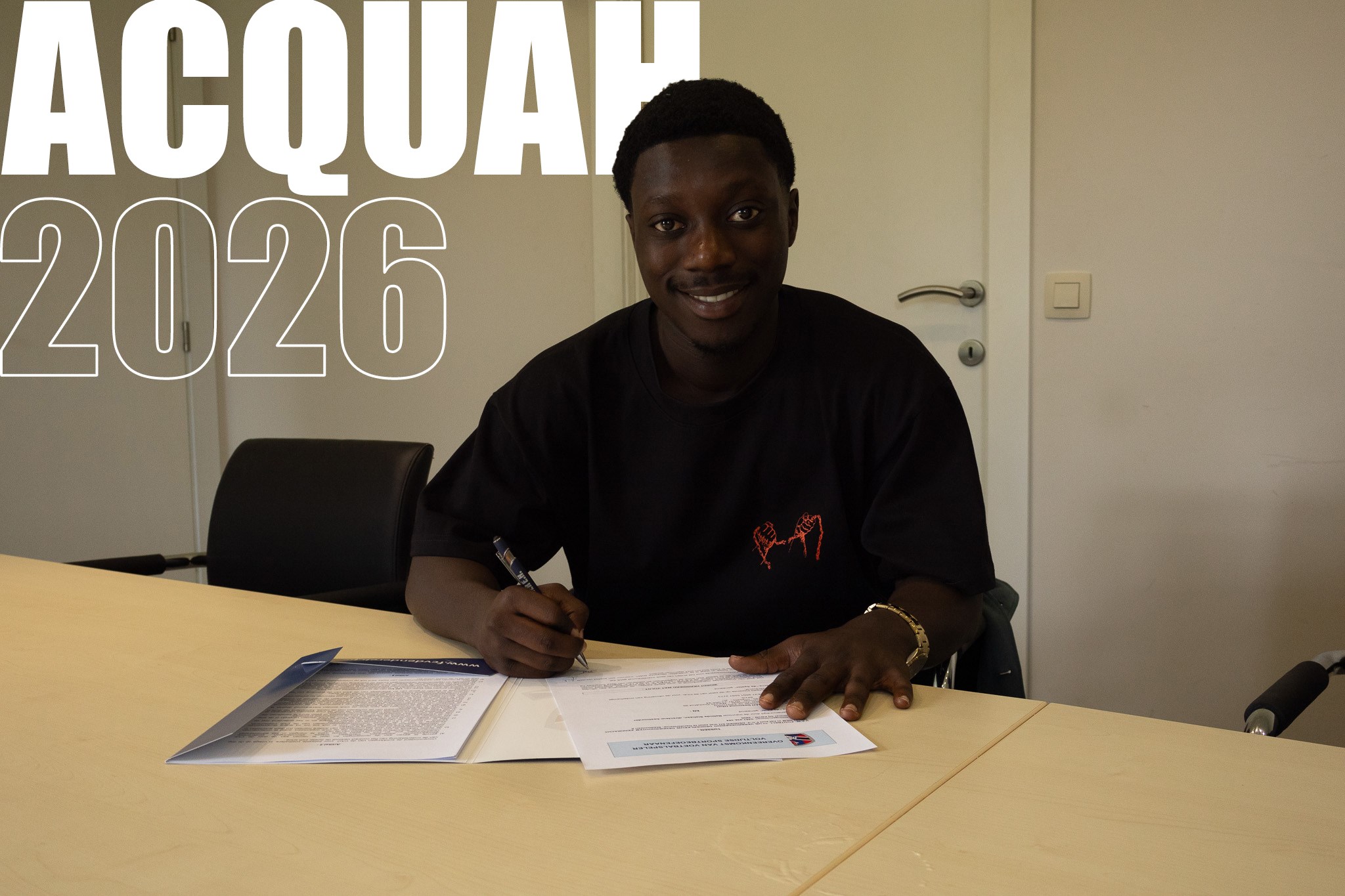 Desmond Acquah blijft nog twee seizoenen bij FC Dender