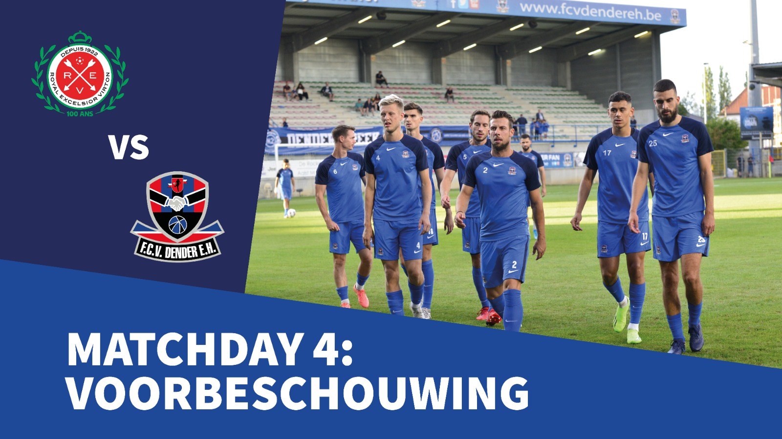 Voorbeschouwing Exc. Virton - FC Dender, zondag 4 september 2022 - 16u.