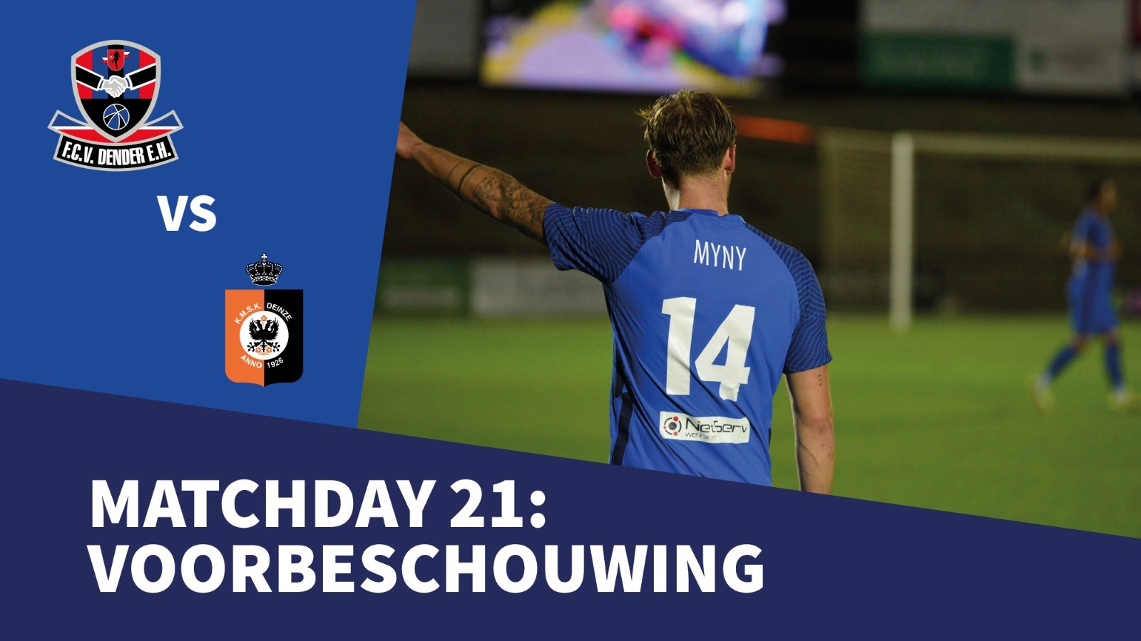 Voorbeschouwing FC Dender - SK Deinze, zondag 5 februari 2023, 19u15.