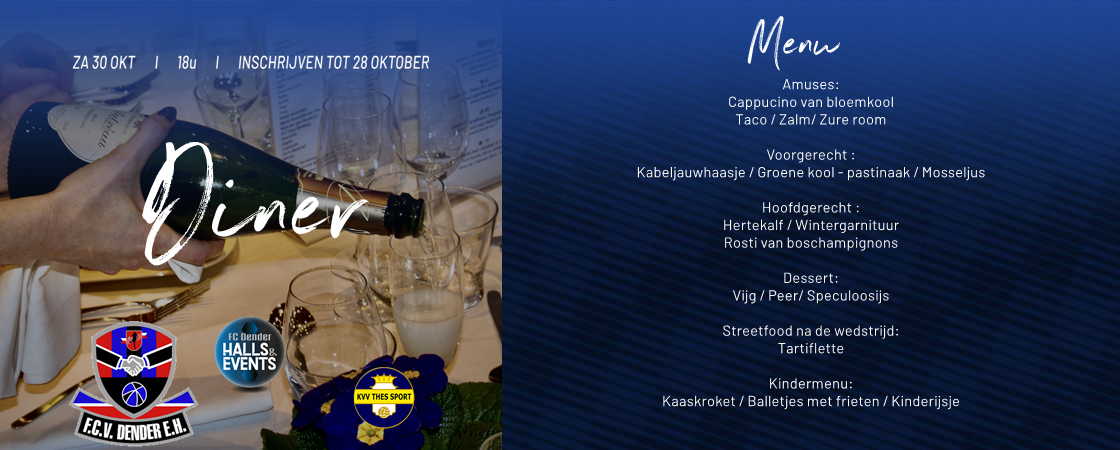 FC Dender - THES Sport, sportief én culinair genot: de perfecte combinatie!