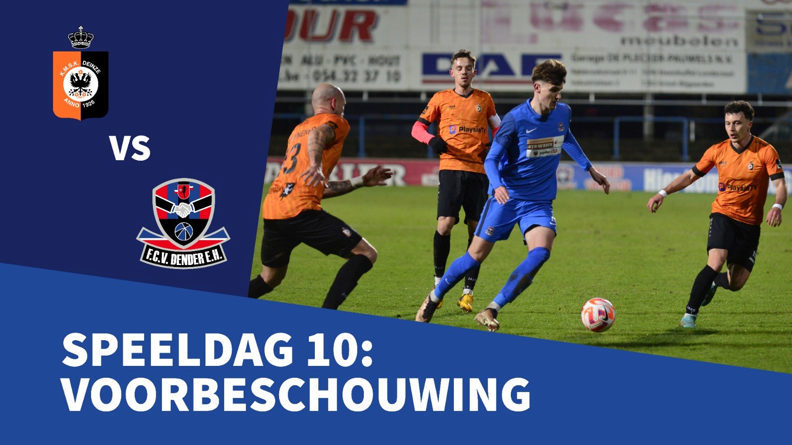 Voorbeschouwing SK Deinze - FC Dender, vrijdag 12 mei 2023, 20u.