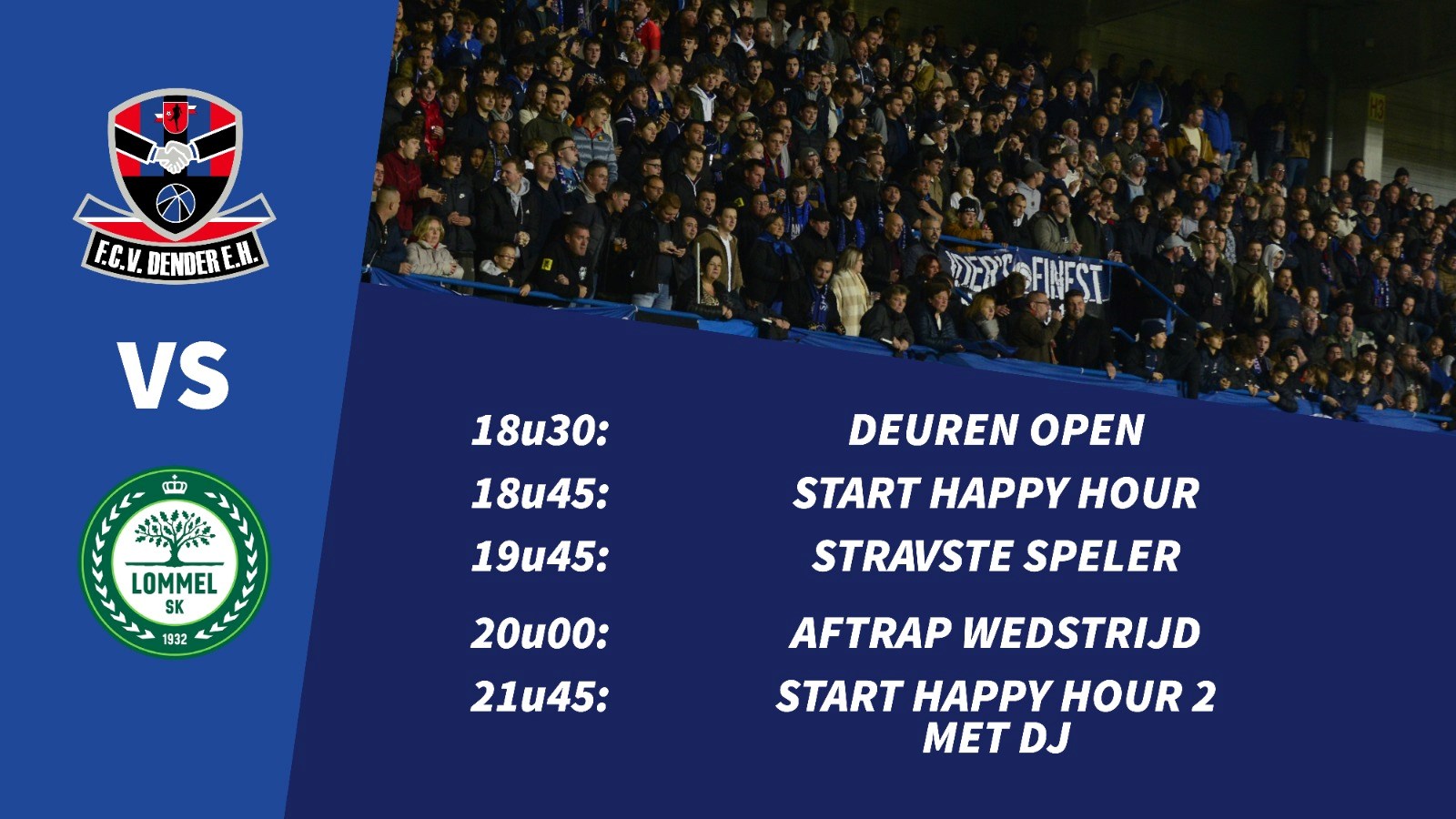 FC Dender - Lommel SK, zaterdag 6 mei 2023, 20u.